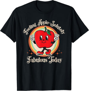 Apple Picking Crew Funny First Apple Picking Matching Family T-Shirt - T-Shirt | Black