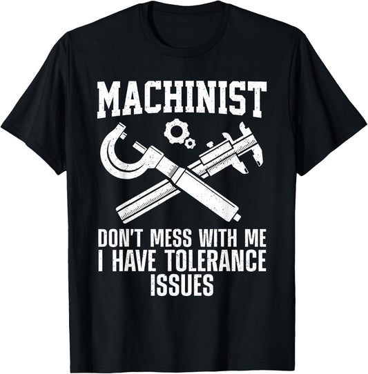 Funny Machinist Art Women Machine Operator Machinist T-Shirt - T-Shirt | Black