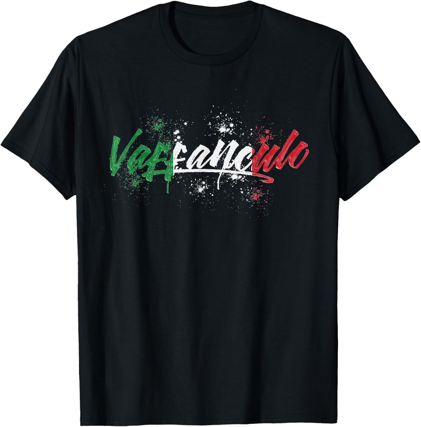 Vaffanculo Funny Italian Saying From Italy T-Shirt - T-Shirt | Black