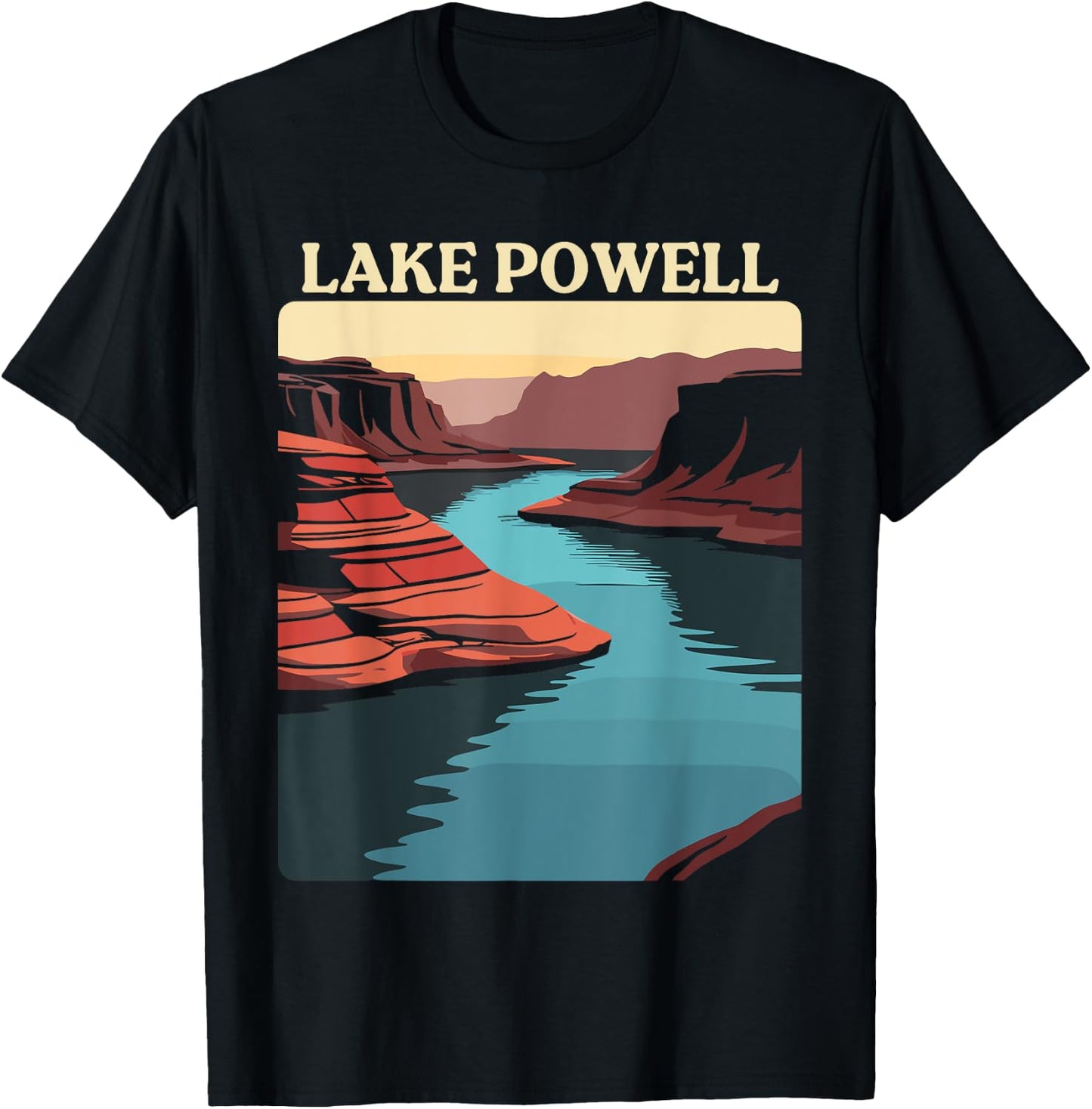 Lake Powell Utah, Lake Powell T-Shirt - T-Shirt | Black