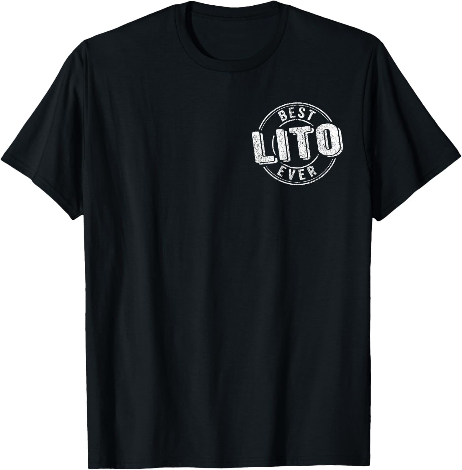 Best Lito Ever Funny Grandpa Quote Spanish Mexican Grandpa T-Shirt - T-Shirt | Black