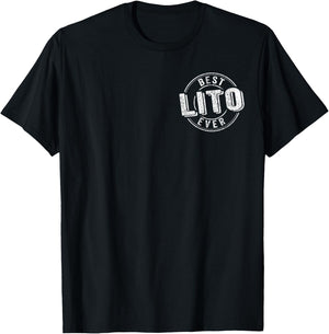 Best Lito Ever Funny Grandpa Quote Spanish Mexican Grandpa T-Shirt - T-Shirt | Black