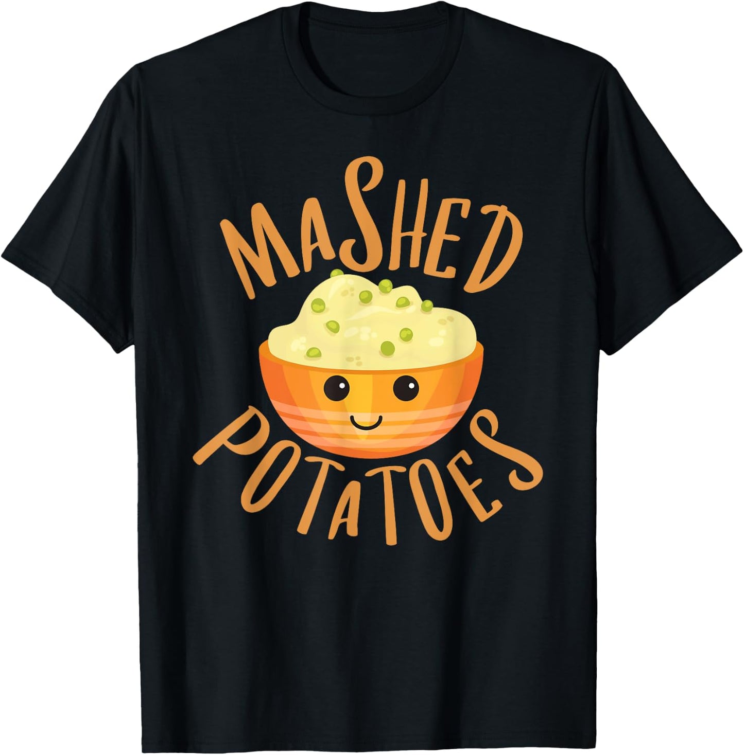 Mashed Potatoes & Gravy Matching Halloween Best Friends T-Shirt - T-Shirt | Black