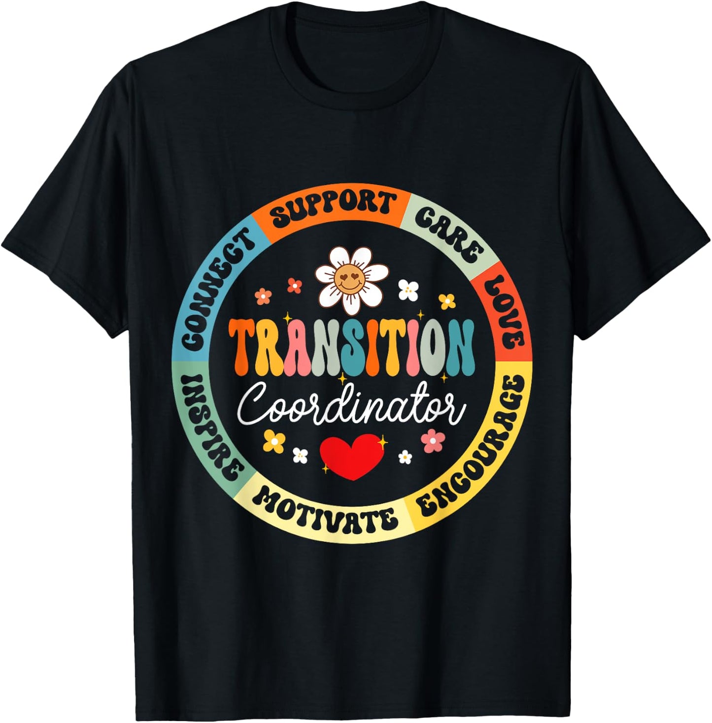 Transition Coordinator Appreciation Week Back to School T-Shirt - T-Shirt | Black
