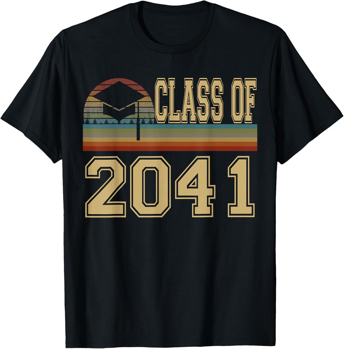 Class of 2041 grow with me shirt T-Shirt - T-Shirt | Black