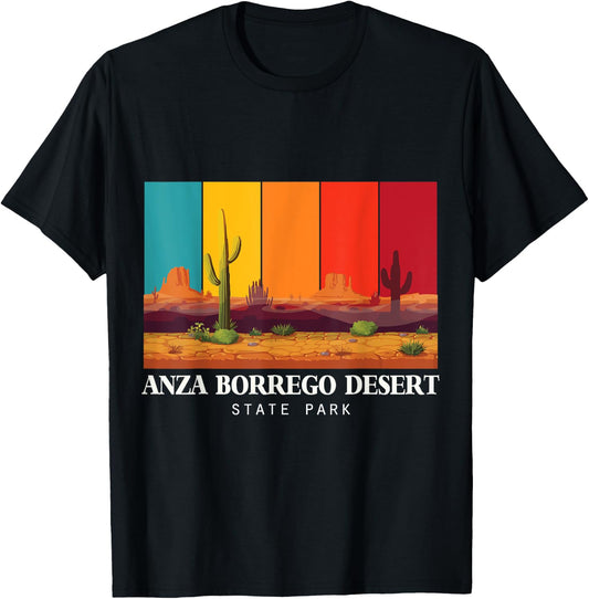 Anza Borrego Desert State Park Cactus Souvenir Colorado T-Shirt - T-Shirt | Black