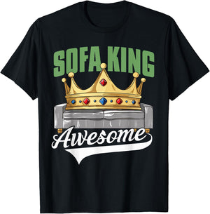 I'm Sofa King Awesome Funny Joke Meme Father's Day Humor Men T-Shirt - T-Shirt | Black