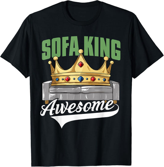 I'm Sofa King Awesome Funny Joke Meme Father's Day Humor Men T-Shirt - T-Shirt | Black