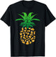 Sloth Pineapple Hawaii Beach Funny Sloth Gifts Women T-Shirt - T-Shirt | Black
