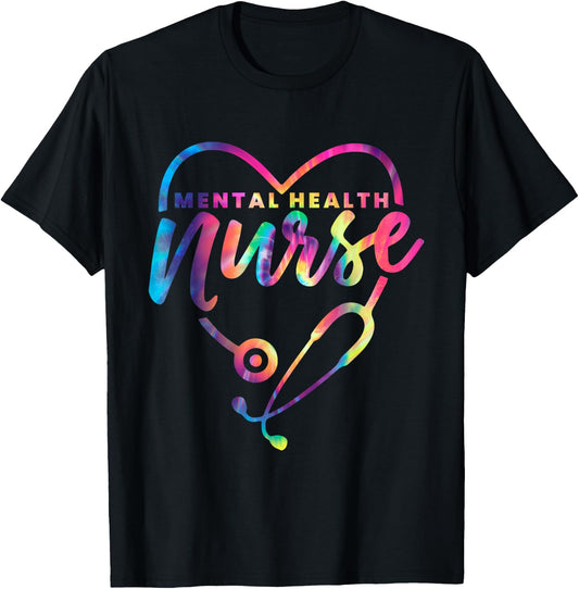 Mental Health Nurse Nursing Psychiatry Psychiatric Nurse , Small, Black T-Shirt - T-Shirt | Black