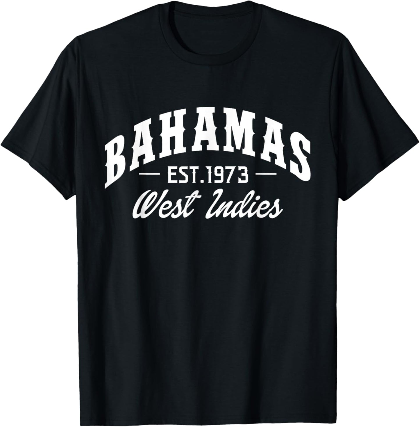 Bahamas Est. 1973 West Indies Bahamian Pride T-Shirt - T-Shirt | Black