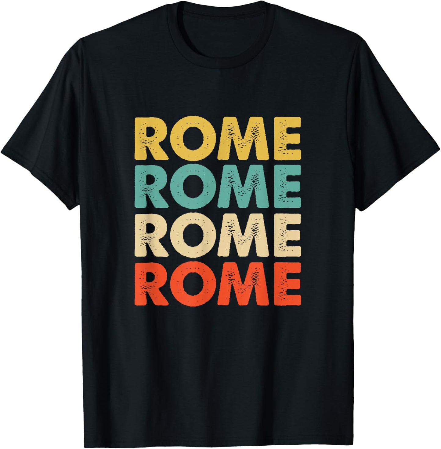 Rome Italy T-Shirt - T-Shirt | Black