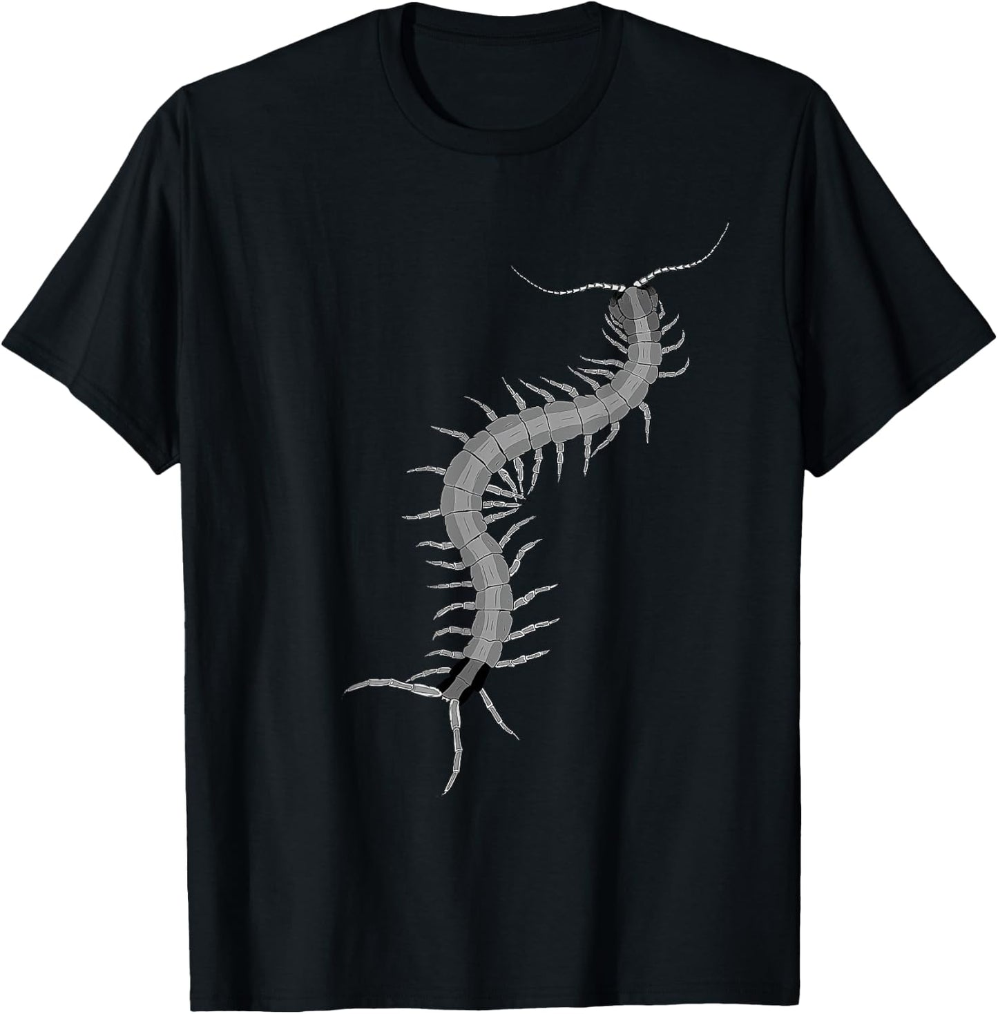 Giant Centipede Bug Hunter T-Shirt - T-Shirt | Black