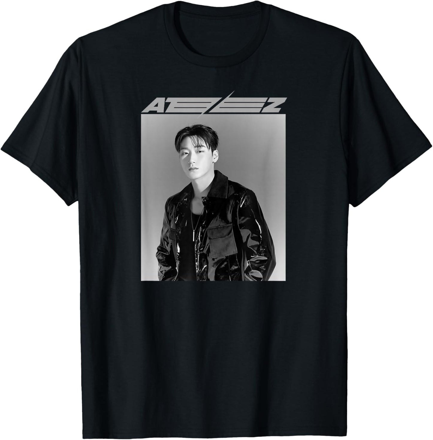 ATEEZ Official Merch Exclusive San T-Shirt - T-Shirt | Black