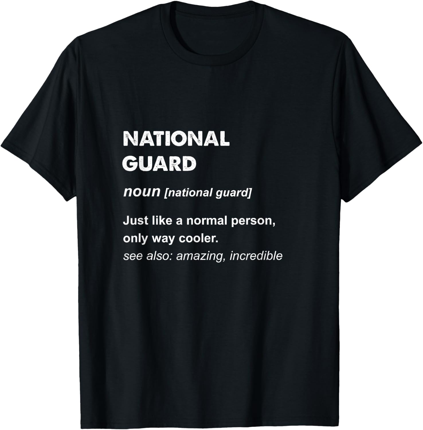 National Guard T-Shirt - T-Shirt | Black