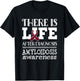 Amyloidosis Awareness Ribbon Support Quote T-Shirt - T-Shirt | Black