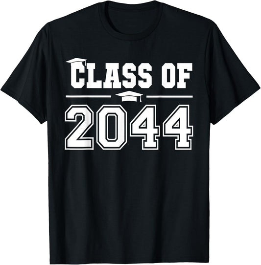 Class of 2044 Grow With Me First Day of School Graduation T-Shirt - T-Shirt | Black