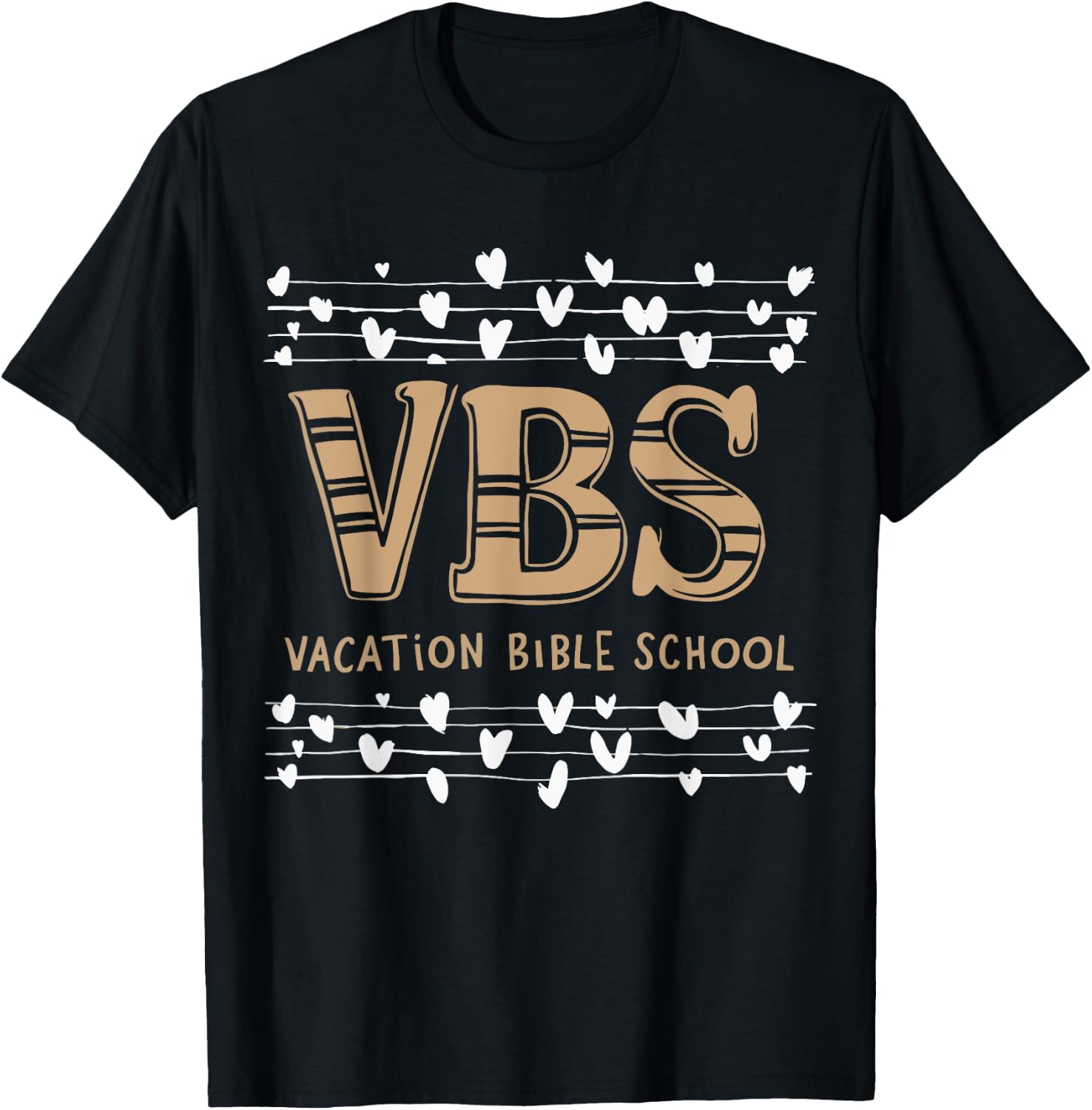 VBS Crew Faith-Based Gathering Sunday School Teacher T-Shirt - T-Shirt | Black