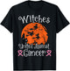 Witches United Against Cancer Breast Cancer Halloween T-Shirt - T-Shirt | Black