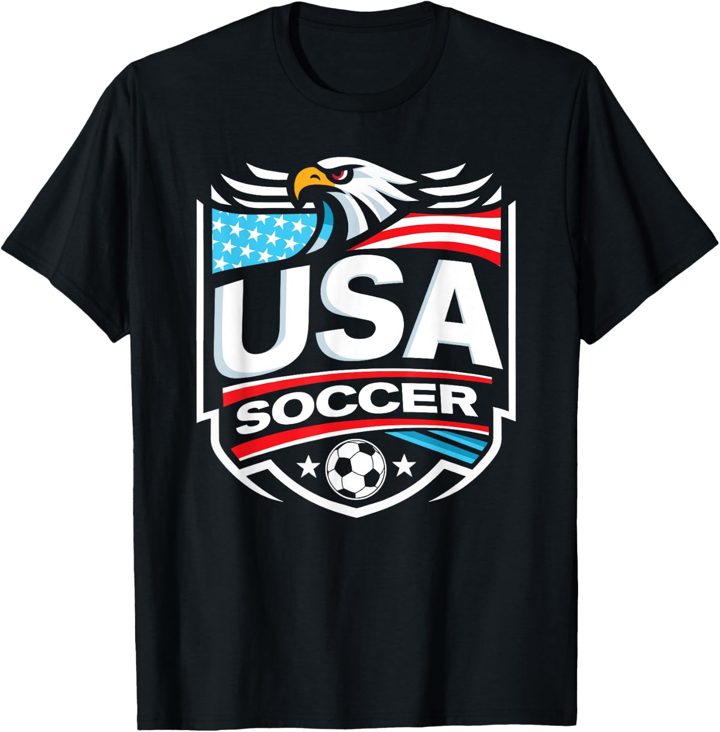 USA Soccer T-Shirt - T-Shirt | Black