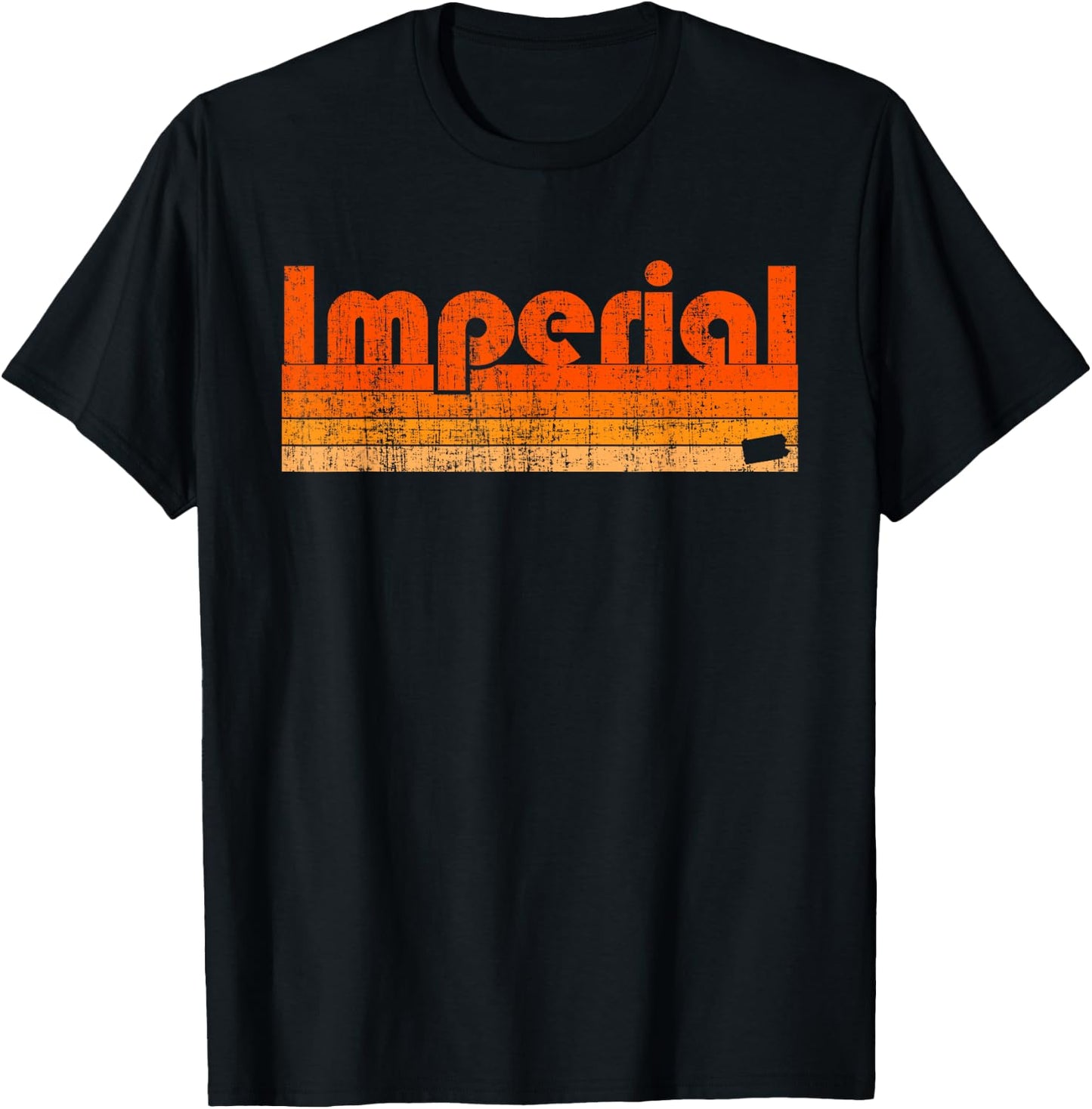 Imperial, Pennsylvania Retro 80s Style T-Shirt - T-Shirt | Black