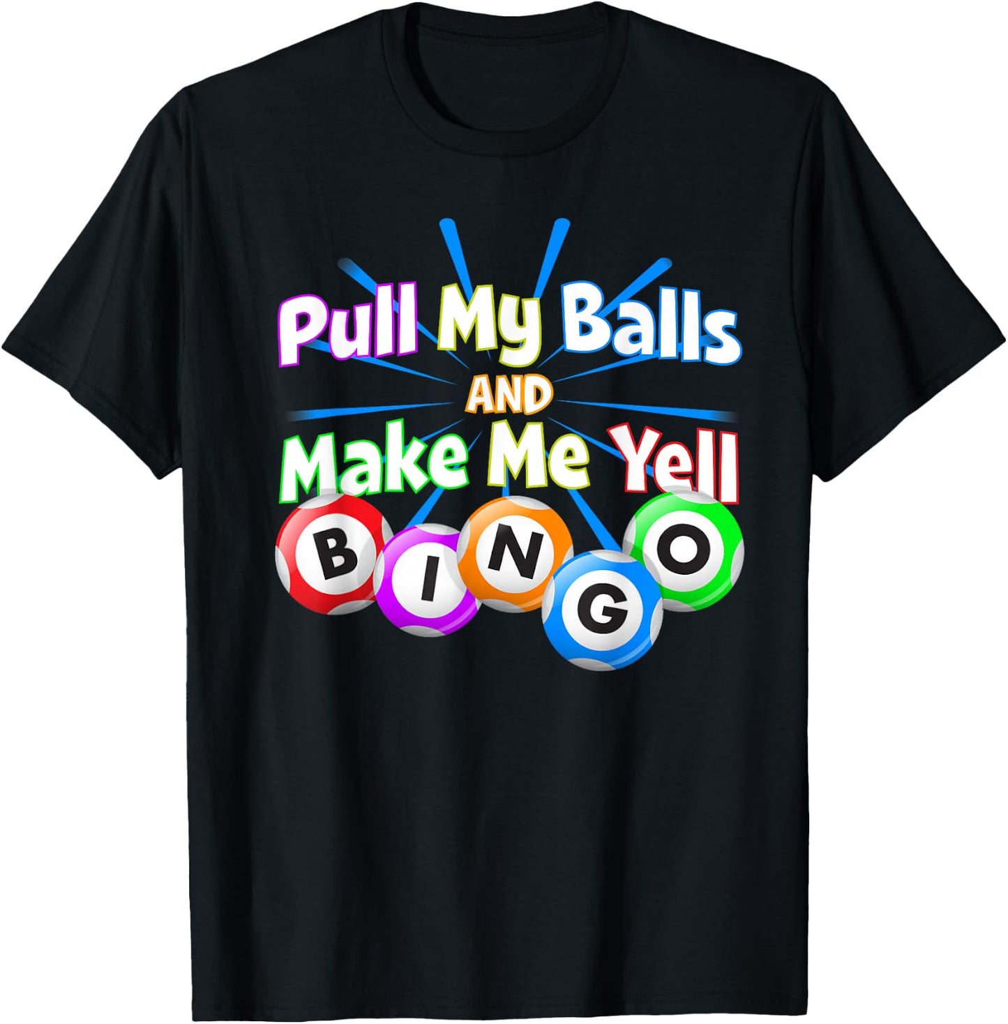 Funny Bingo King - Make Me Yell Bingo T-Shirt - T-Shirt | Black