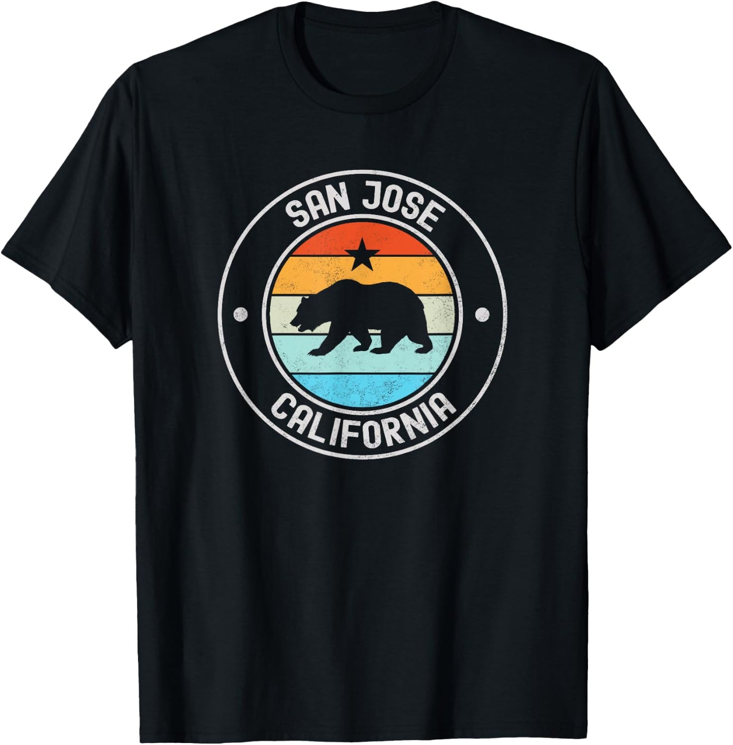 San Jose, California T-Shirt - T-Shirt | Black