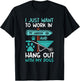 I Just Want To Work In My Garden And Hang Out Dogs Gardening T-Shirt - T-Shirt | Black