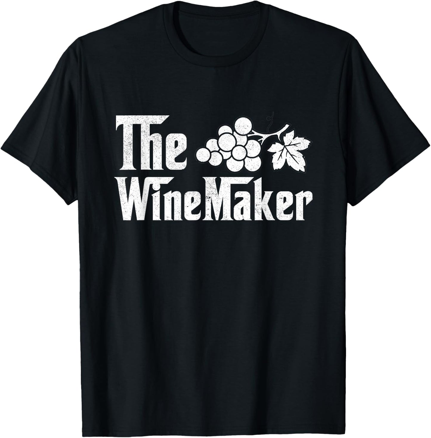 The Wine Maker Vinyard Winery wine making Grapes Winemaker T-Shirt - T-Shirt | Black