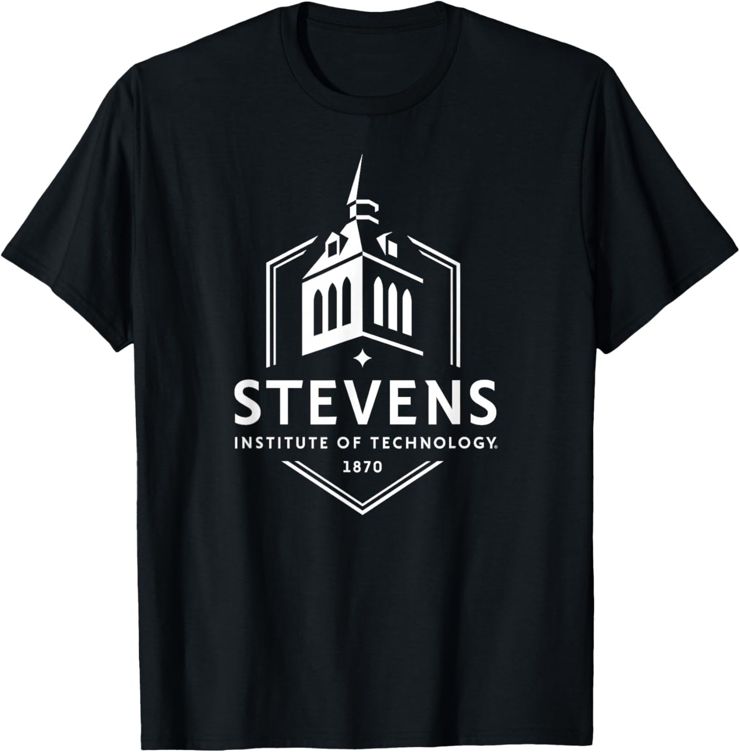 Stevens Institute of Technology by Steve State -Adults Red Short Sleeve T-Shirt - T-Shirt | Black