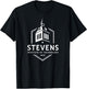 Stevens Institute of Technology by Steve State -Adults Red Short Sleeve T-Shirt - T-Shirt | Black
