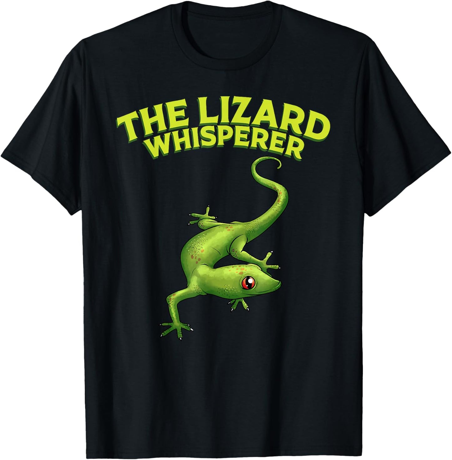 Cool Lizard Whisperer Gift Boys Girls Kids Reptile Lover T-Shirt - T-Shirt | Black