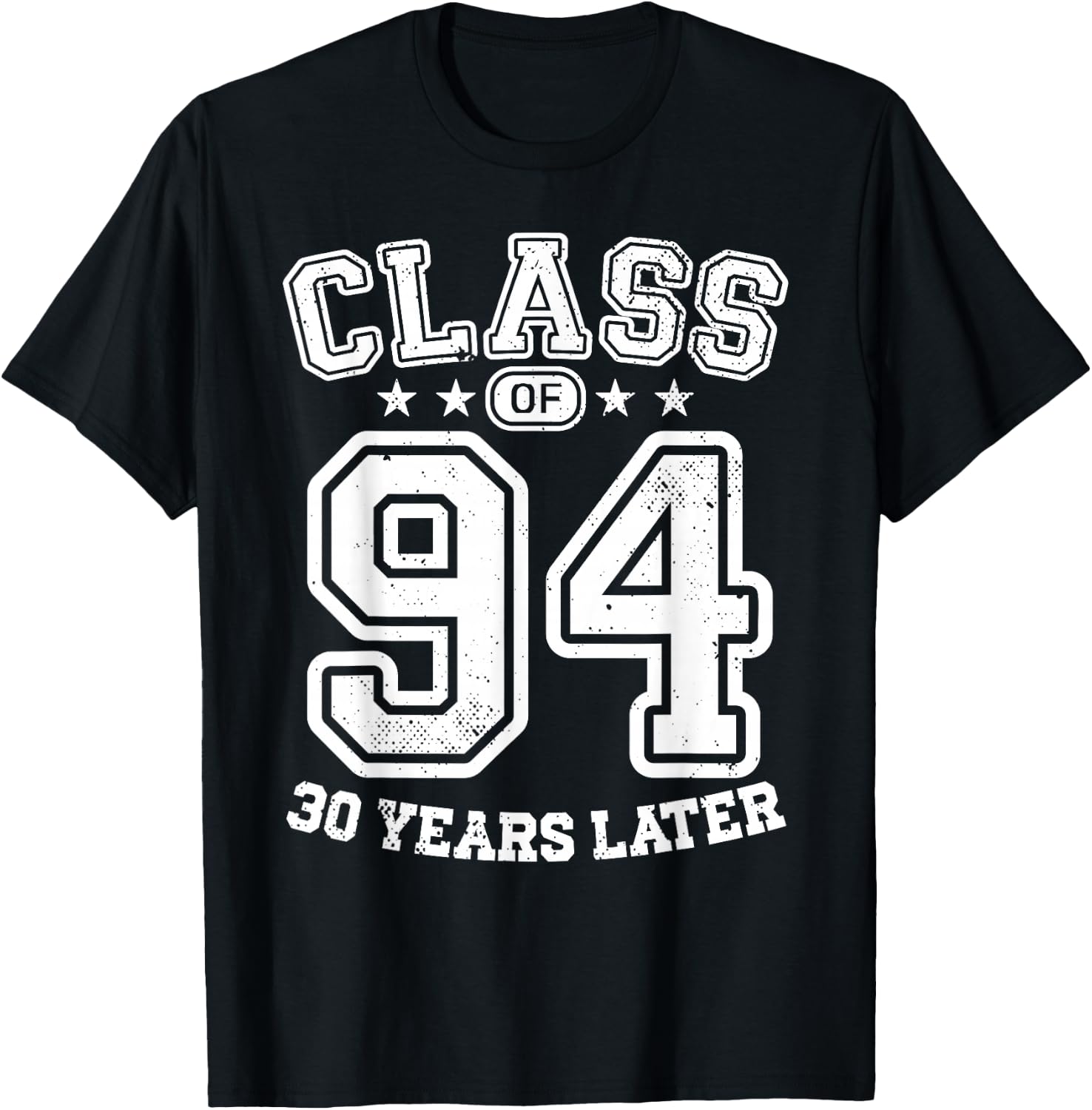 Class 94 30th High School Alumni 30 Yrs 2024 College Reunion T-Shirt - T-Shirt | Black
