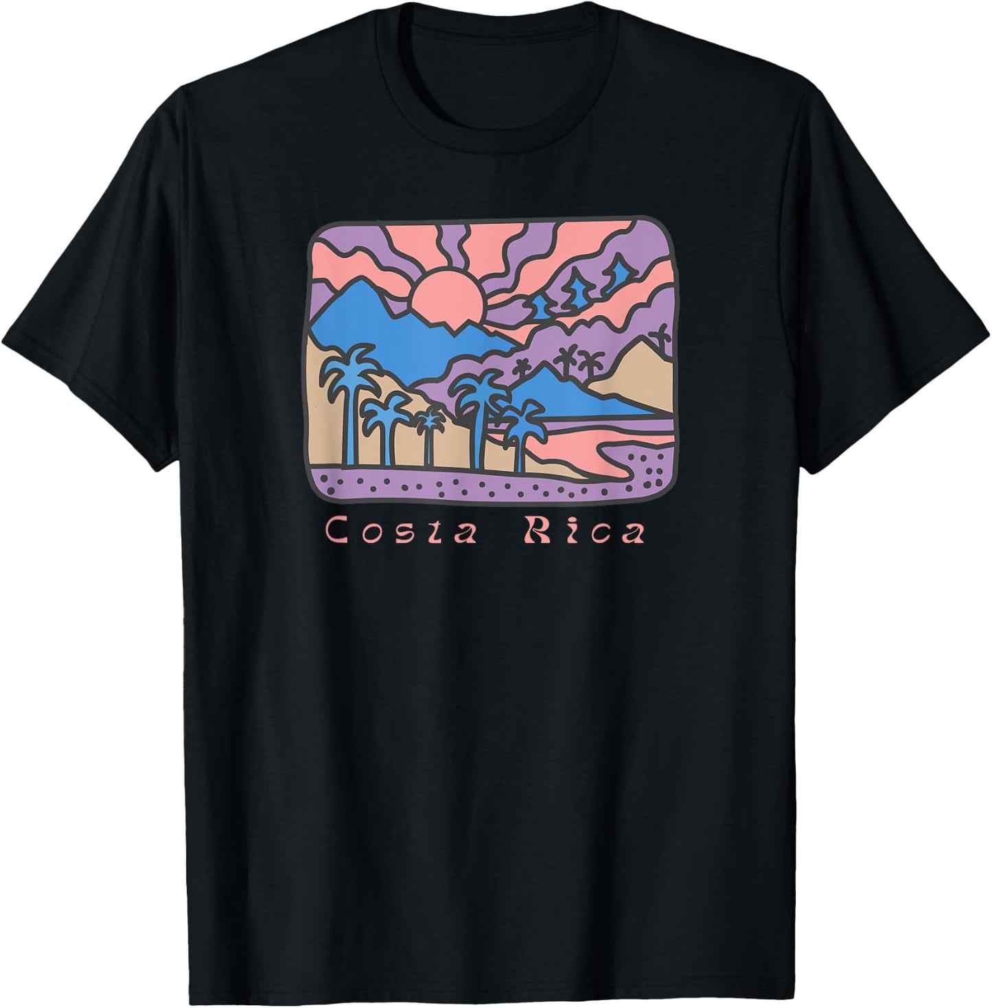 Costa Rica T-Shirt - T-Shirt | Black