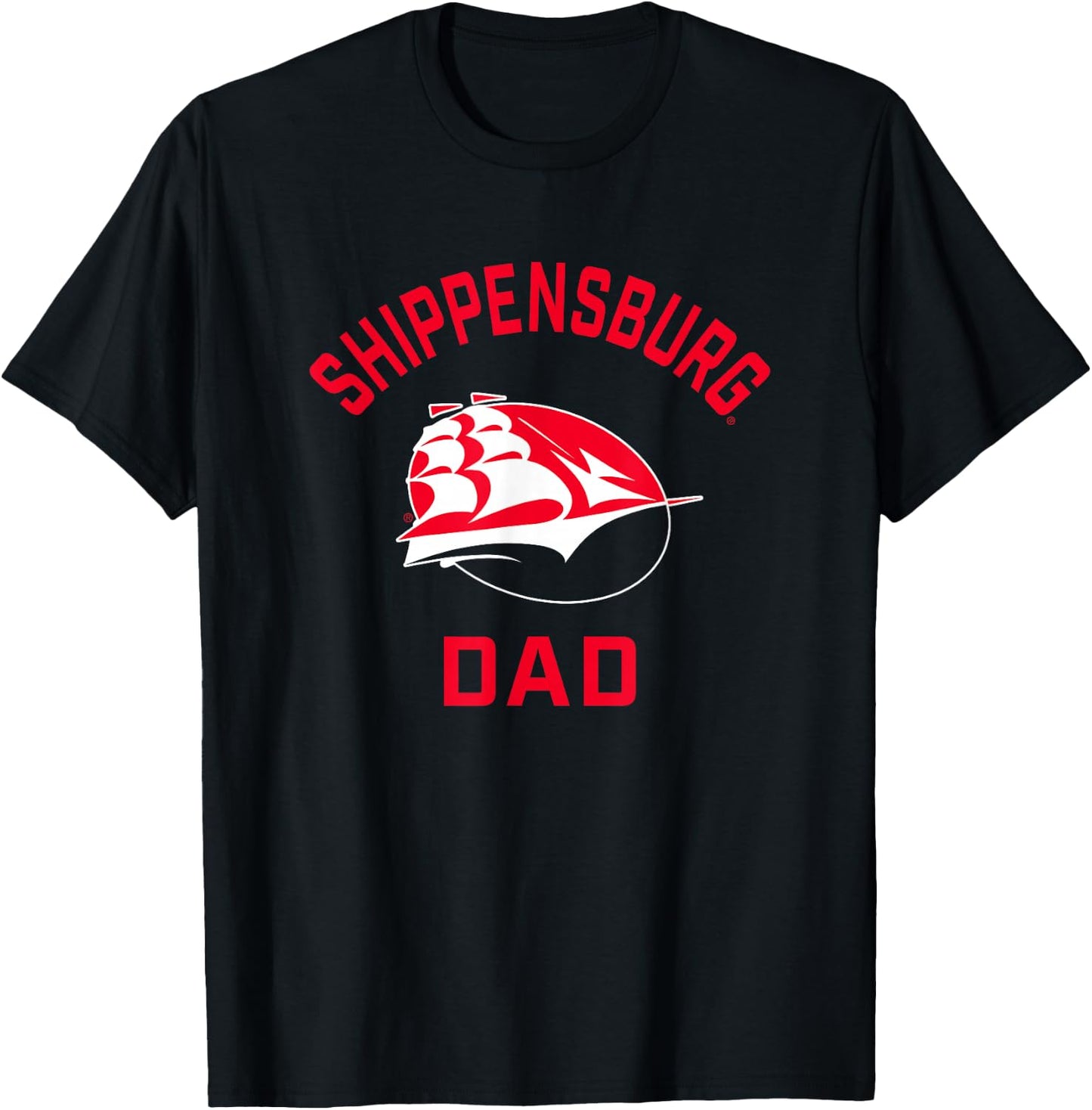 Shippensburg University Raiders Arched Dad T-Shirt - T-Shirt | Black