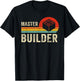 MASTER BUILDER Brick Builder Funny Toy Blocks Master Builder T-Shirt - T-Shirt | Black