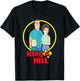 King Of The Hill Iconic Hill Family Group Shot Chest Poster T-Shirt - T-Shirt | Black