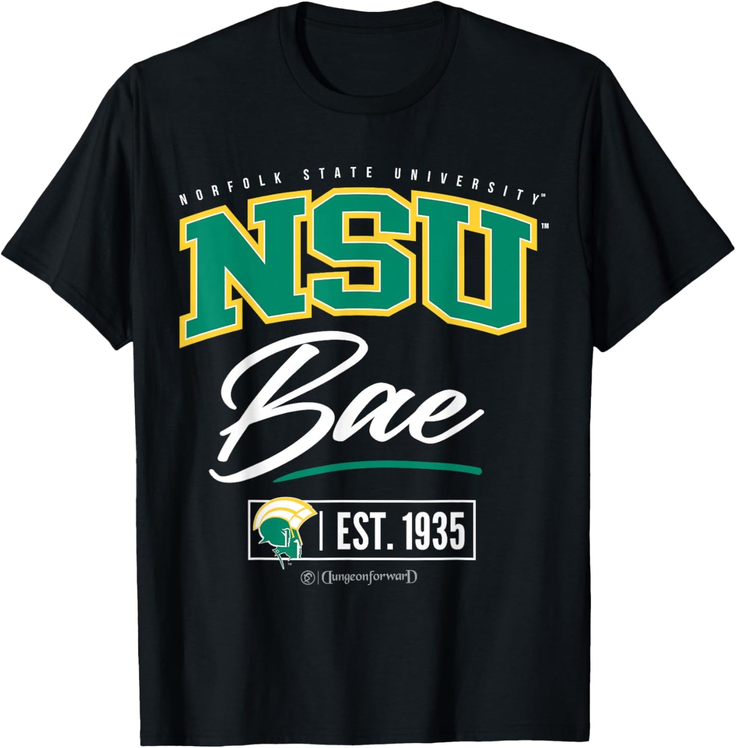 Norfolk State University - NSU HBCU Bae T-Shirt - T-Shirt | Black