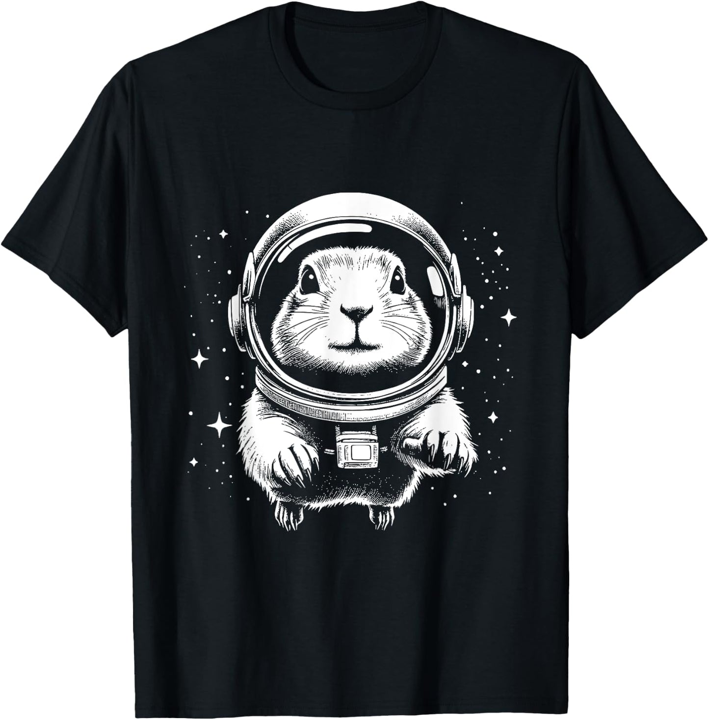 Prairie Dog Dad Mom Space - Astronaut Prairie Dog Women T-Shirt - T-Shirt | Black