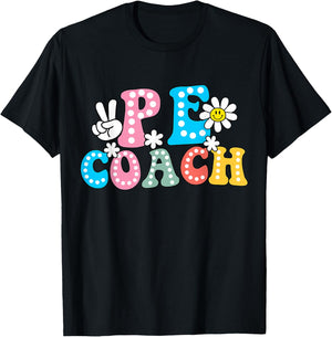 Funny Physical Education P.E Instructor Coach Teacher Gym Women T-Shirt - T-Shirt | Black