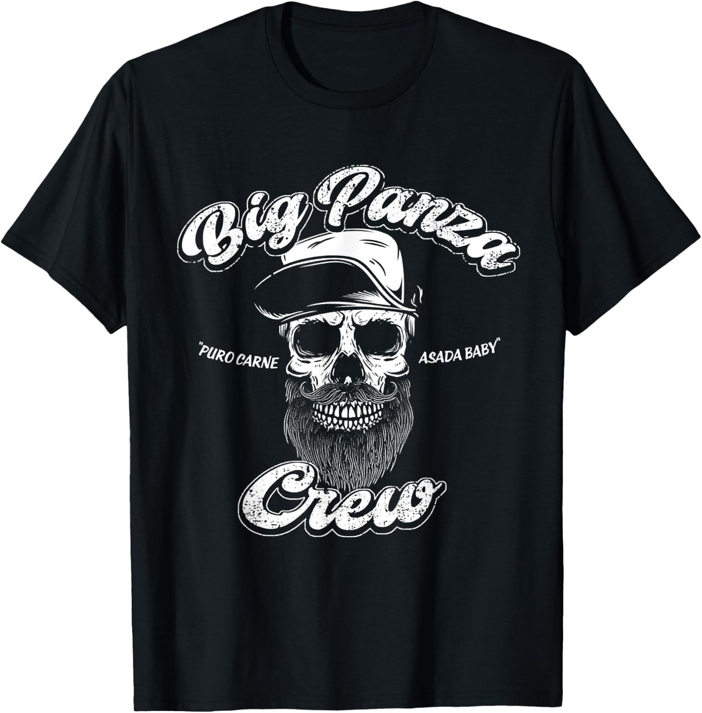 BIg Panza Puro Carne Asada Baby Crew T-Shirt - T-Shirt | Black