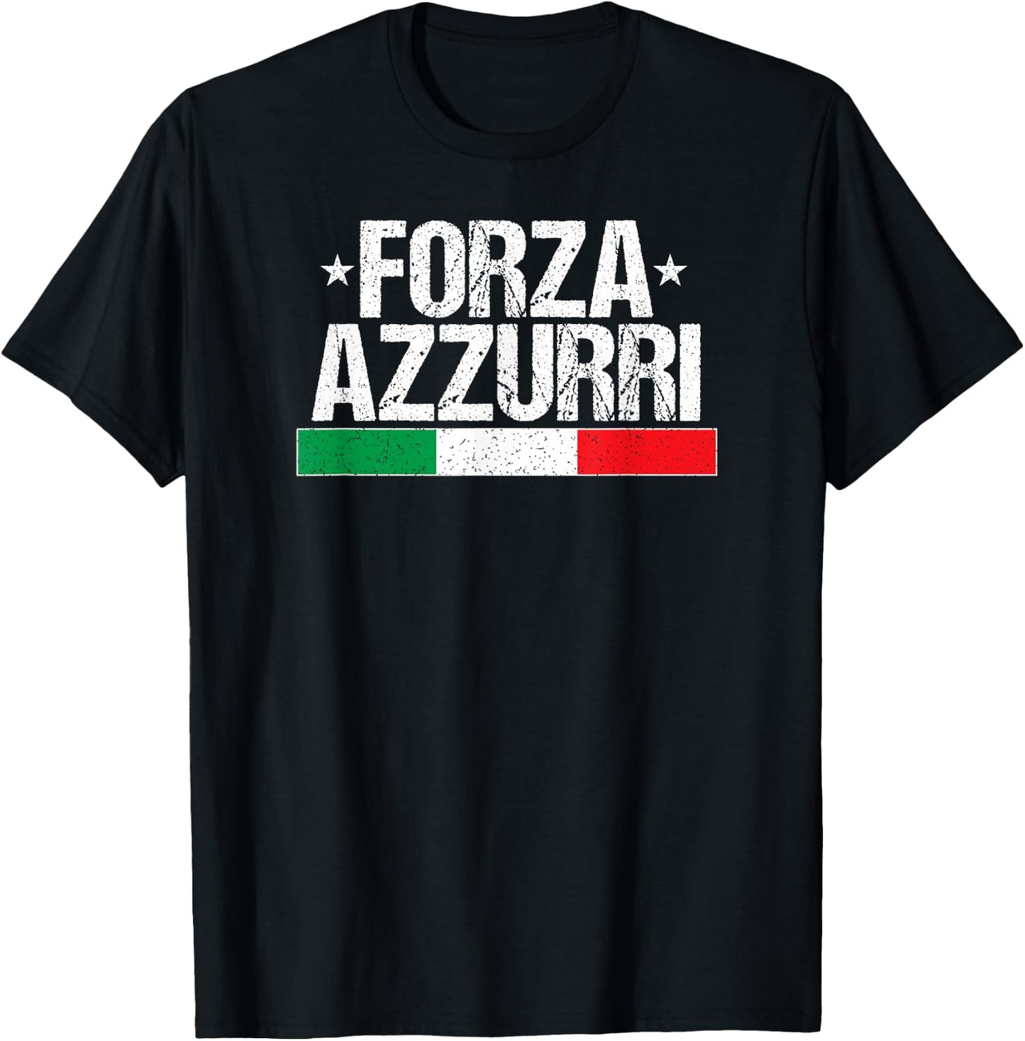 Forza Azzurri Vintage T-Shirt - T-Shirt | Black