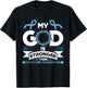My God is Stronger than Adrenal Insufficiency Awareness T-Shirt - T-Shirt | Black