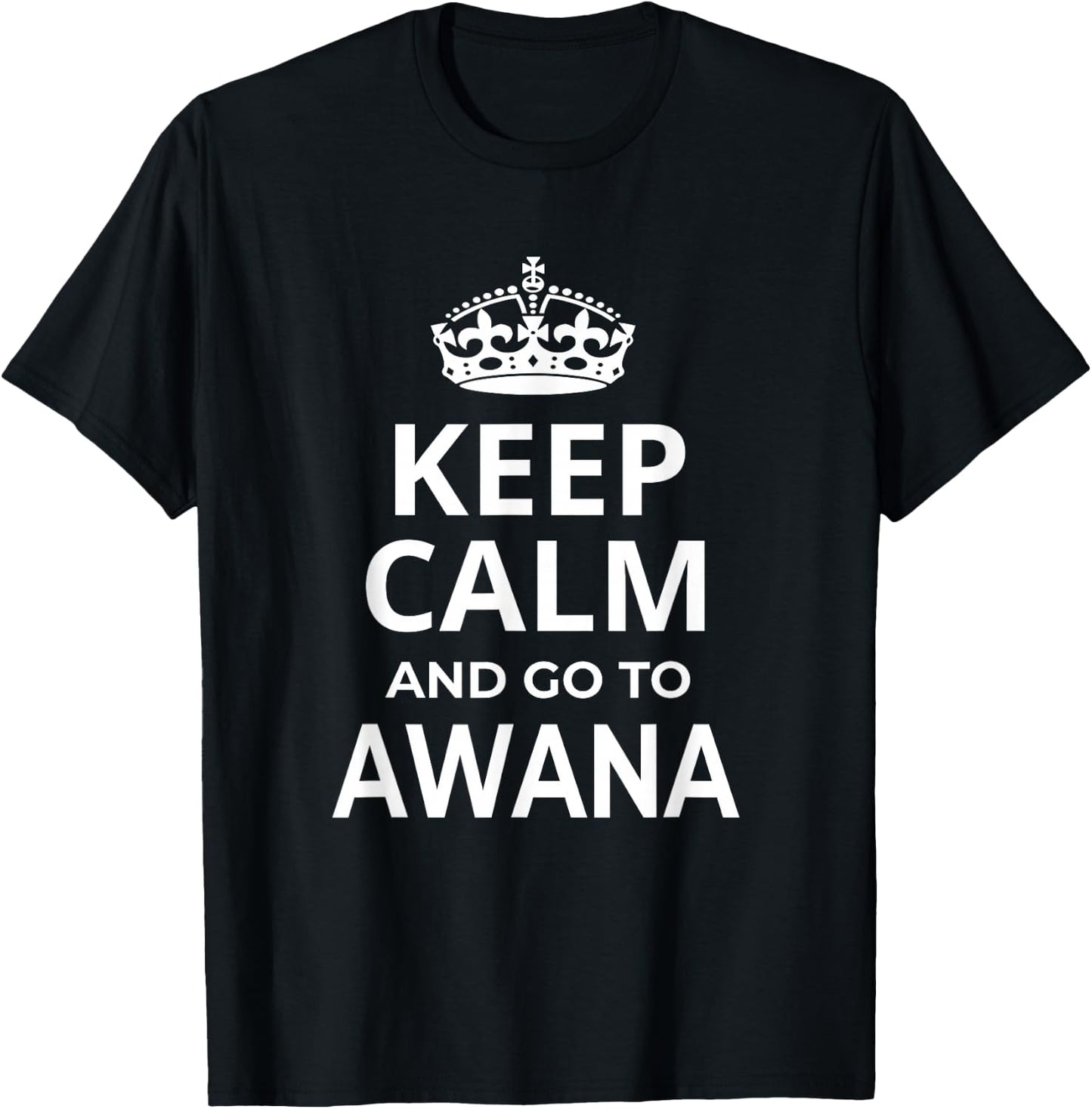 Awana Souvenirs / 'Keep Calm And Go To Awana Beach Resort!' T-Shirt - T-Shirt | Black