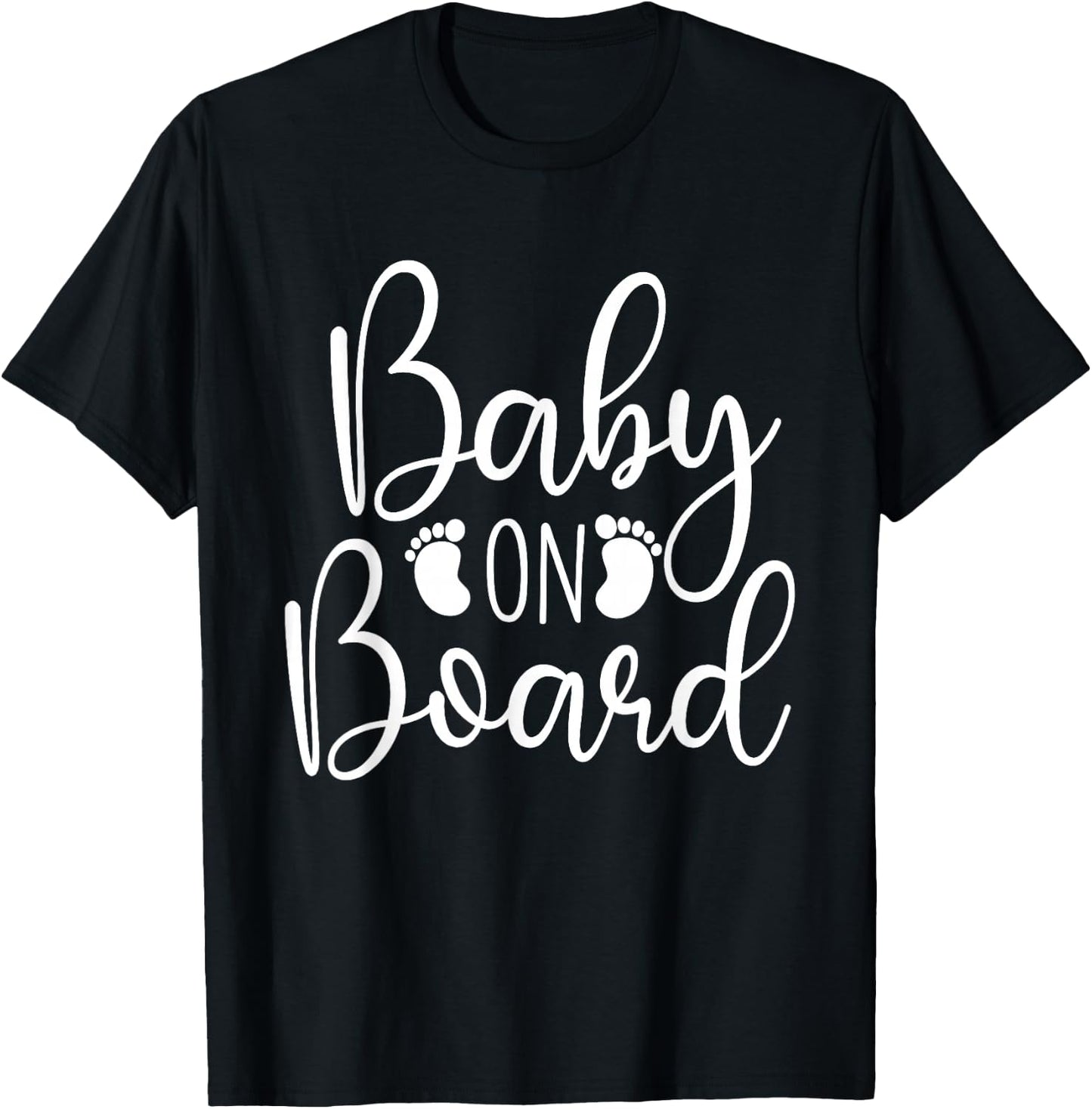 Baby On Board - Gender Reveal Party Baby Shower Pregnancy T-Shirt - T-Shirt | Black