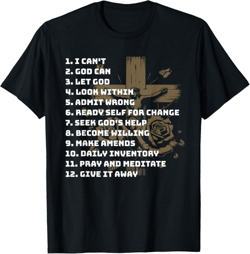 Celebrate the Recovery Christian Cross 12 Step Guide Pray
