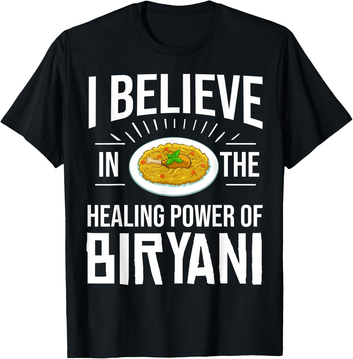 Biryani Gift Pakistani Food Chicken Dum Pot T-Shirt - T-Shirt | Black