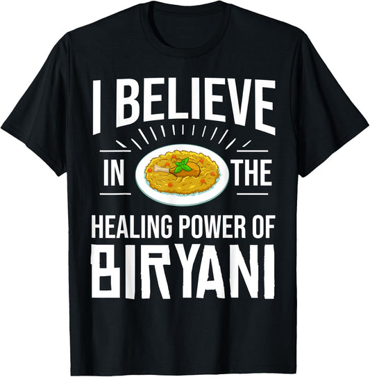 Biryani Gift Pakistani Food Chicken Dum Pot T-Shirt - T-Shirt | Black