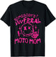 somebody's Feral moto Mom T-Shirt - T-Shirt | Black