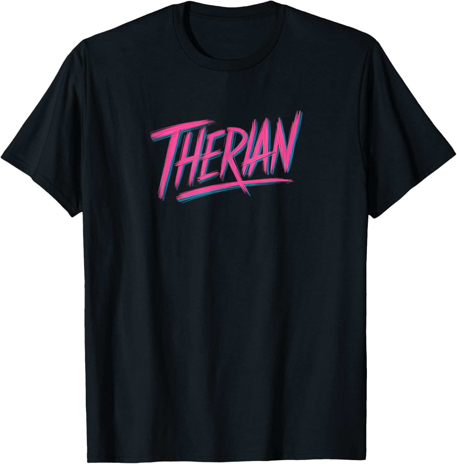 Pink Otherkin Modern Therian T-Shirt - T-Shirt | Black